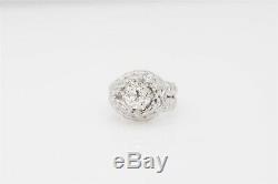 Antique $40,000 Signed STERLE PARIS 2ct VS I Old Euro Diamond Platinum Ring
