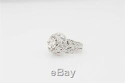 Antique $40,000 Signed STERLE PARIS 2ct VS I Old Euro Diamond Platinum Ring