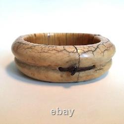 Antique African, Asian tribal bangle / bracelet / Ornament / Jewel / Old repairs