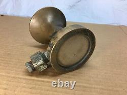 Antique Air Whistle Brass Old Train Horn Federal Sign And Signal Blue Island 3-H