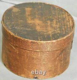 Antique Bent Wood Shaker Style Oval Pantry Box Old Surface Vintage 1800s