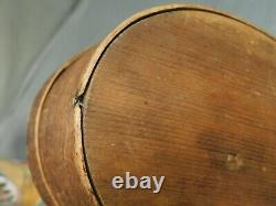 Antique Bent Wood Shaker Style Oval Pantry Box Old Surface Vintage 1800s