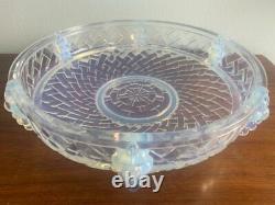 Antique Centerpiece Opalescent Glass Art Deco Jean GAUTHIER-Ezan Signed Old 20th