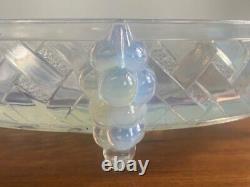 Antique Centerpiece Opalescent Glass Art Deco Jean GAUTHIER-Ezan Signed Old 20th