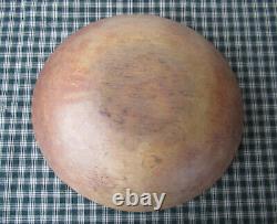 Antique Dough Butter Chopping Bowl, MUNISING 14 Wood, Primitive Old Patina