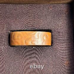 Antique Edo Period Signed Fuchi Kashira Set with Old Man & Sword