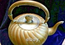 Antique Estate Rare Historic Teapot Dated Signed 30-10-12 Old English L Marked