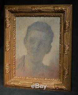 Antique Frans Schultz Original Oil Painting Portrait Spanish Boy Old Master Dane