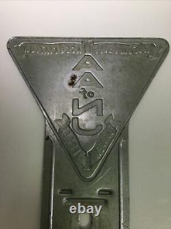 Antique Hard to find? AA of NJ Automobile Association of New Jersey Plate Topper