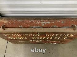 Antique Historic Old West Spanish California Mission SAN MIGUEL Wood Sign
