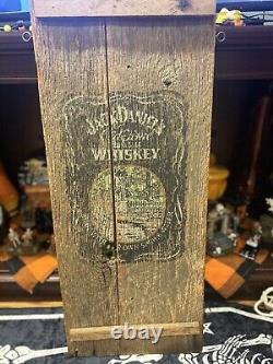 Antique Jack Daniels Old Time Tennessee Whiskey Rare Barn Wood Sign 32x13x1