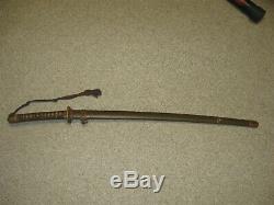 Antique Japanese Samurai Sword Katana with old fittings signed RESERVE