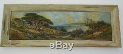 Antique Manuel Valencia Painting Early Old California Impressionist Landscape