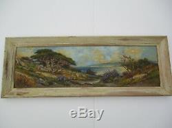 Antique Manuel Valencia Painting Early Old California Impressionist Landscape