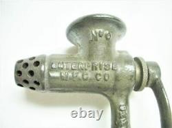 Antique Mini ENTERPRISE MFG Co No. 0 1336 Kitchen Grinder Works Miniature Old