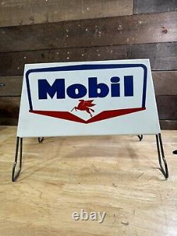 Antique Mobil Pegasus Gas Oil Tire Stand NOS! New Old Stock