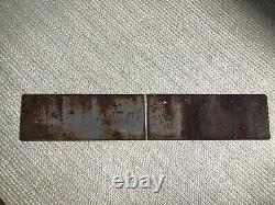 Antique ORIG 1940s B B WALKER SHOE BOOT SIGN METAL CLOTHING WORKWEAR VTG 40 Old