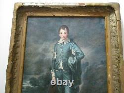 Antique Oil Painting After Thomas Gainsborough Signed 19th Century Old Master