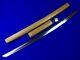 Antique Old 16 Century Japan Japanese Wakizashi Signed Sword With Scabbard