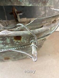 Antique Old 19th American Folk Art Nautical Ship Weathervane, New England WOW