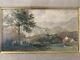 Antique Old 19th C Early California Plein Air Landscape Painting, Signed 1893
