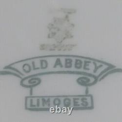 Antique Old Abbey Limoges POPPY Poppies Handled Serving Bowl Signed Dumas C. 1908