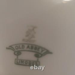 Antique Old Abbey Limoges POPPY Poppies Handled Serving Bowl Signed Dumas C. 1908