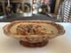 Antique Old Asian Japanese Gilded Satsuma Geisha Footed Small Bowl Signed