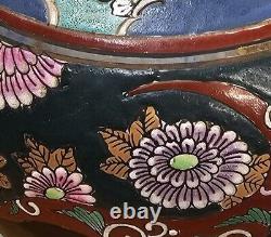 Antique Old China Champleve Cloisonne Enamel Vase Signed