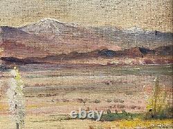 Antique Old Early California Plein Air Landscape Paintings (2), Signed 1930s