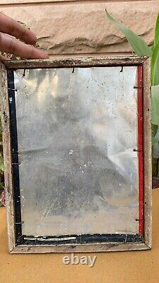 Antique Old GOLDEN VIRGINIA TOBACCOS CIGARETTES Adv. Litho Tin Sign Board Framed
