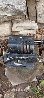 Antique Old German Pinwheel Calculator Machine Triumphator K III