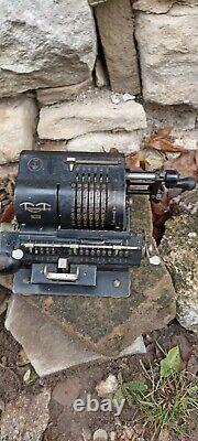 Antique Old German Pinwheel Calculator Machine Triumphator K III