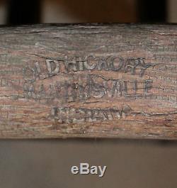 Antique Old Hickory Arm Chair Primitive Folk Art