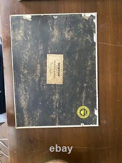 Antique Old Homestead American Folk Art Painting Signed 1947 Emily /HDT LAUTREC