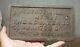 Antique Old Impact Mill Cast Iron Sign. A D Baker. Swanton O. 1842 1942