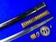 Antique Old Japanese Japan 15 Century Signed Blade Katana Sword With Scabbard
