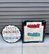 Antique Old Large Original Carnival Food Advertising Sign Display Grocery Store