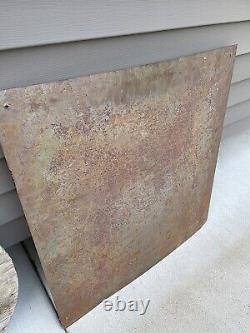 Antique Old Large Original Carnival Food Advertising Sign Display Grocery Store