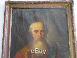 Antique Old Master Painting Museum Quality 17th Century Religious Icon Portrait