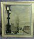 Antique Old Oil Painting Impressionist Landscape London England Signed F D Smith