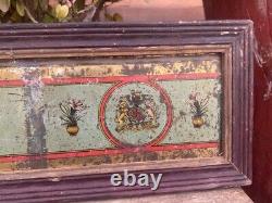 Antique Old Original Saffron Made In Spain Adv Litho Tin Sign Board