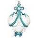 Antique Old Paris Porcelain Seashell Wall Pocket Signed C1874