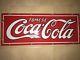 Antique Old Perfect Sign Coca Cola Insegna Smaltata Made In Usa 30-40