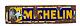 Antique Old Rare Michelin Tyre With Logo Adv. Porcelain Enamel Sign Board France