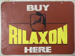 Antique Old Rare Rilaxon Ad Sign Board Good Condition Collectible BM345