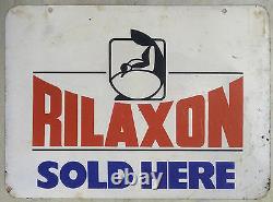 Antique Old Rare Rilaxon Ad Sign Board Good Condition Collectible BM345