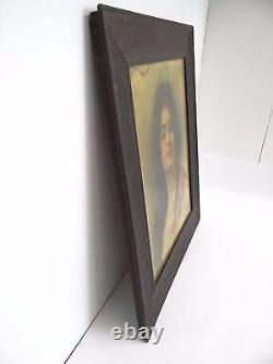 Antique Old Signed Russell's Chocolates Lady Portrait Advertising Ad Print