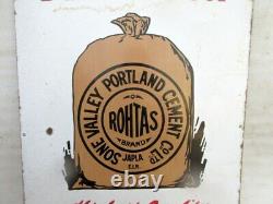 Antique Old Sone Valley Portland Cement Co. Ltd Porcelain Enamel Sign England