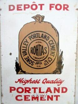 Antique Old Sone Valley Portland Cement Co. Ltd Porcelain Enamel Sign England